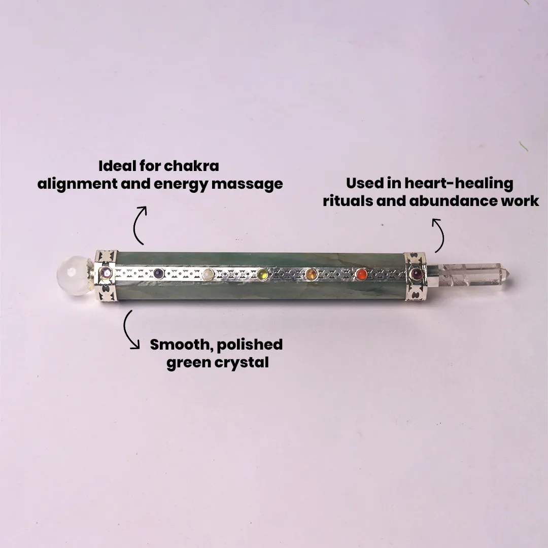 GREEN AVENTURINE HEALING STICK - 2