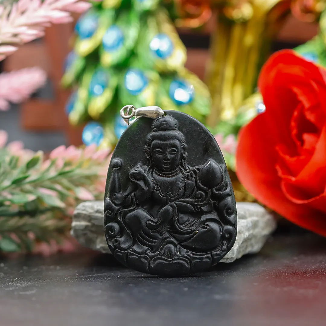 GREEN TARA DEVI PENDANT - 2