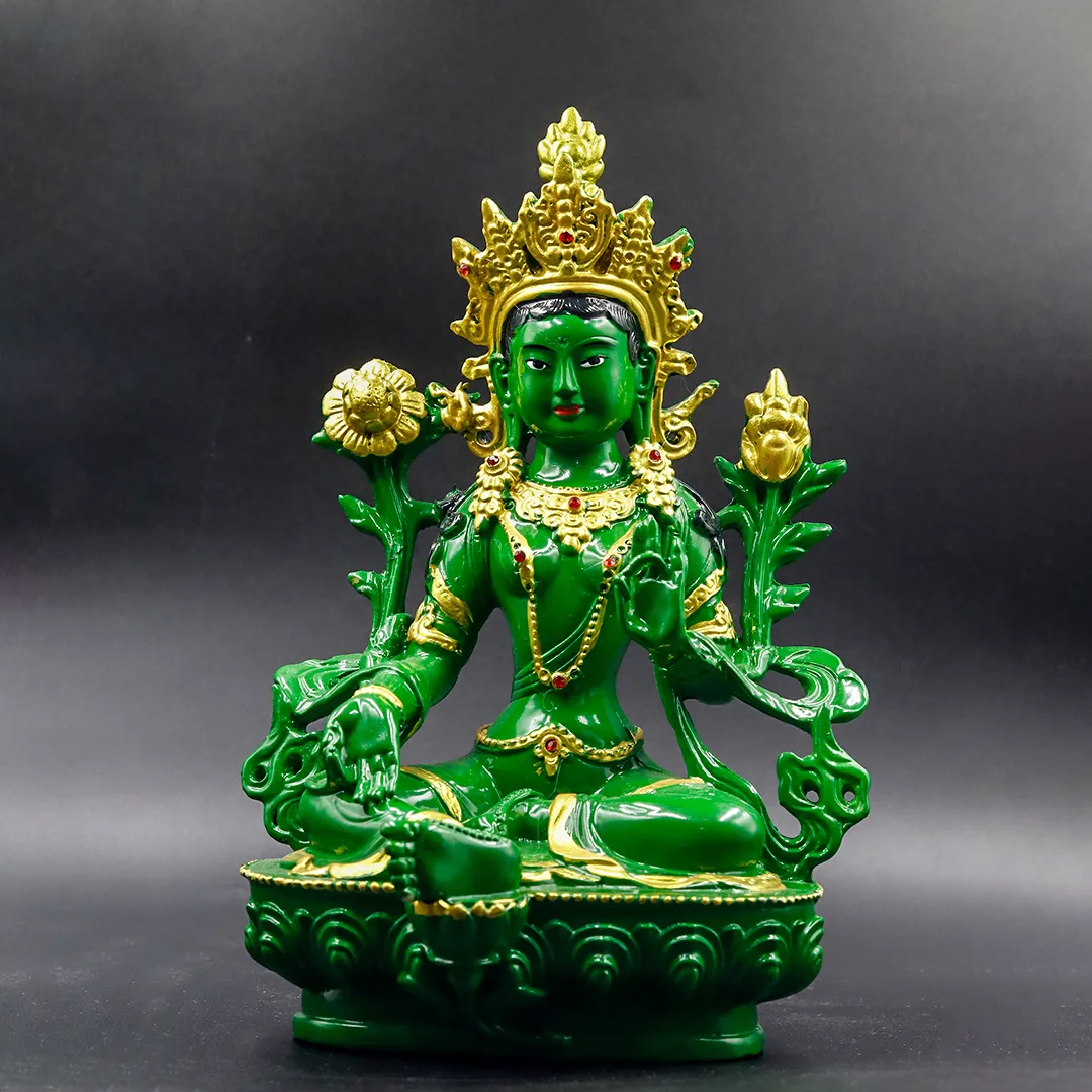 GREEN TARA STATUE SMALL