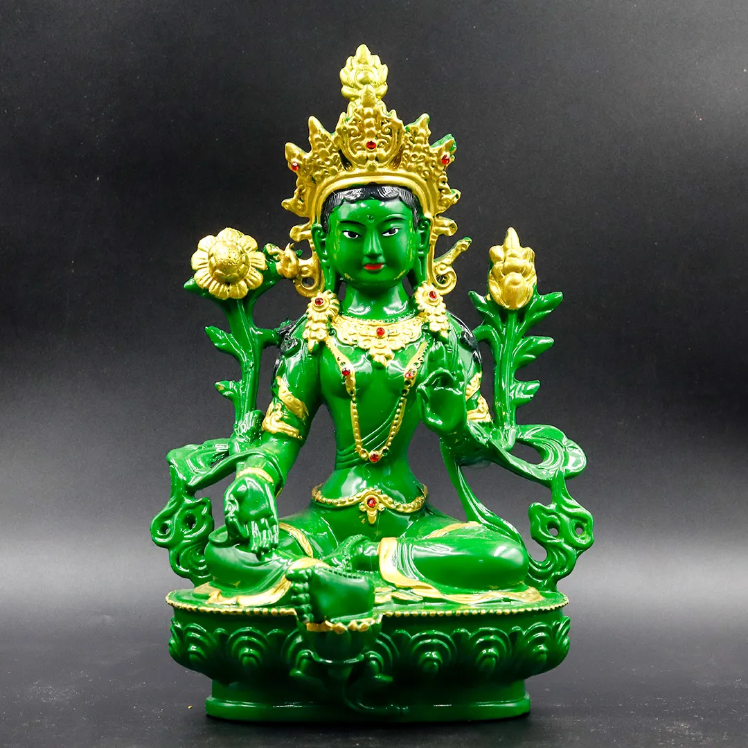 GREEN TARA STATUE SMALL - 2