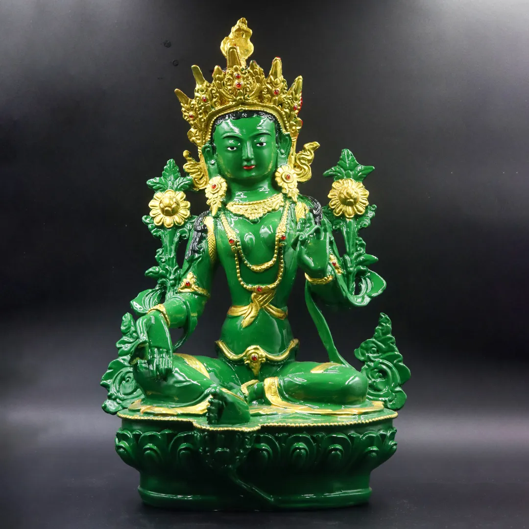 GREEN TARA STATUE BIG