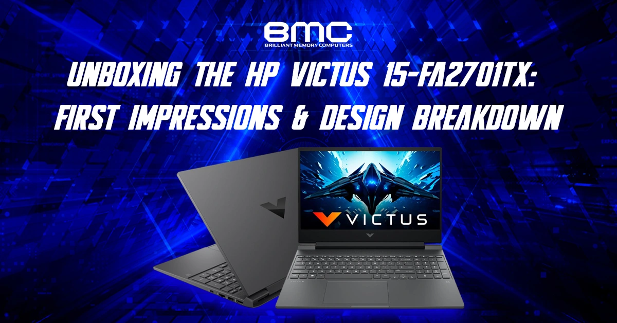 Unboxing the HP Victus 15-fa2701TX: First Impressions & Design Breakdown