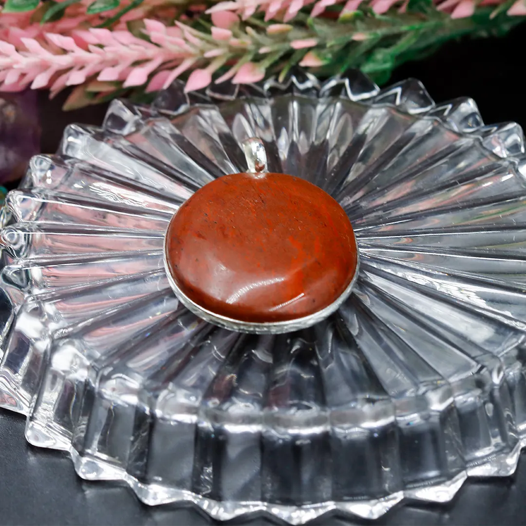 JASPER OVAL PENDANT