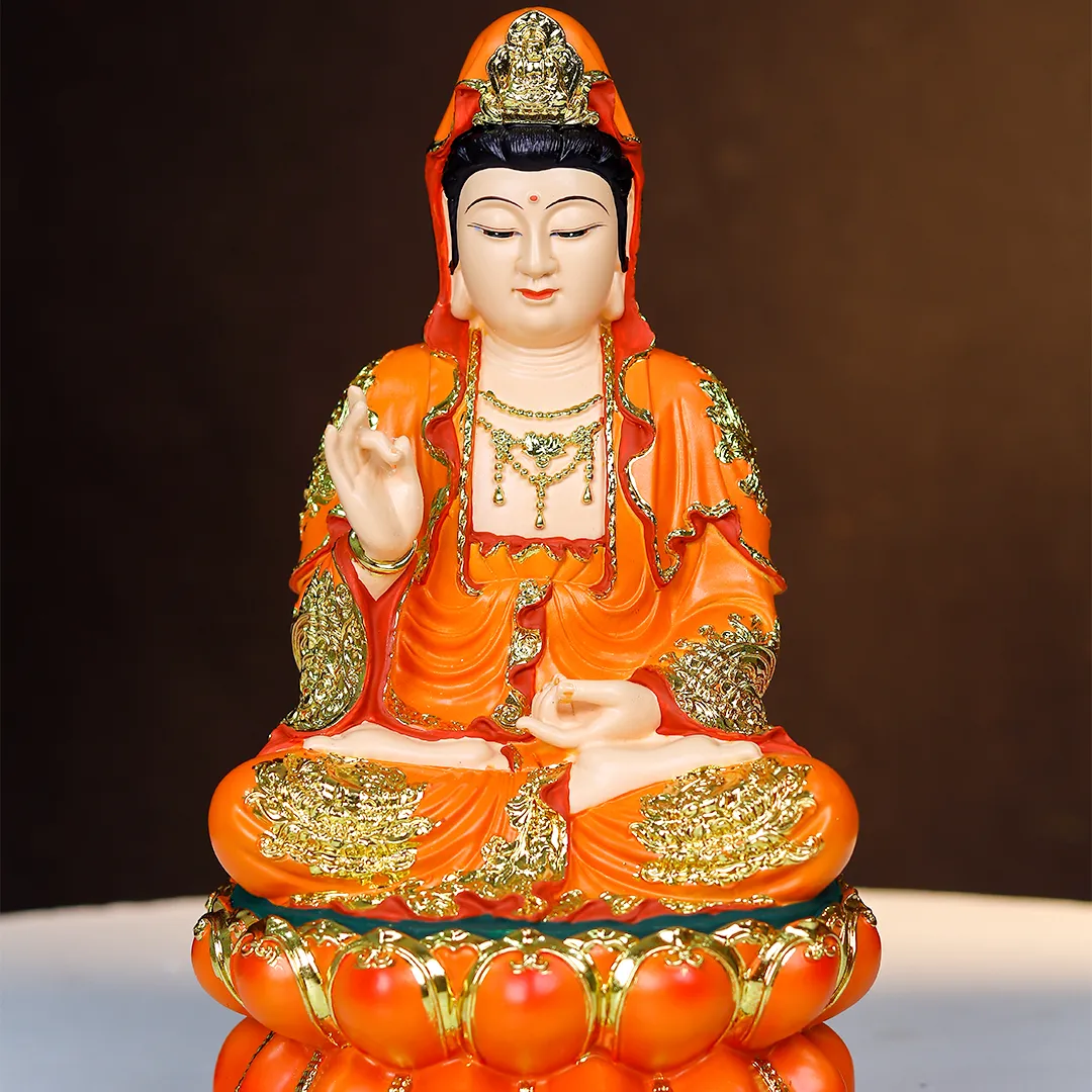 KWANYIN ORANGE STATUE