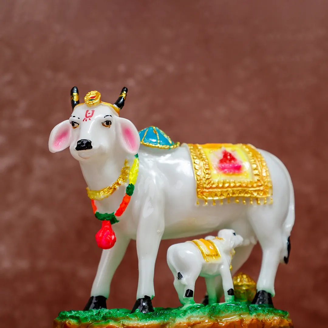 KAMADHENU MARBLE STATUE
