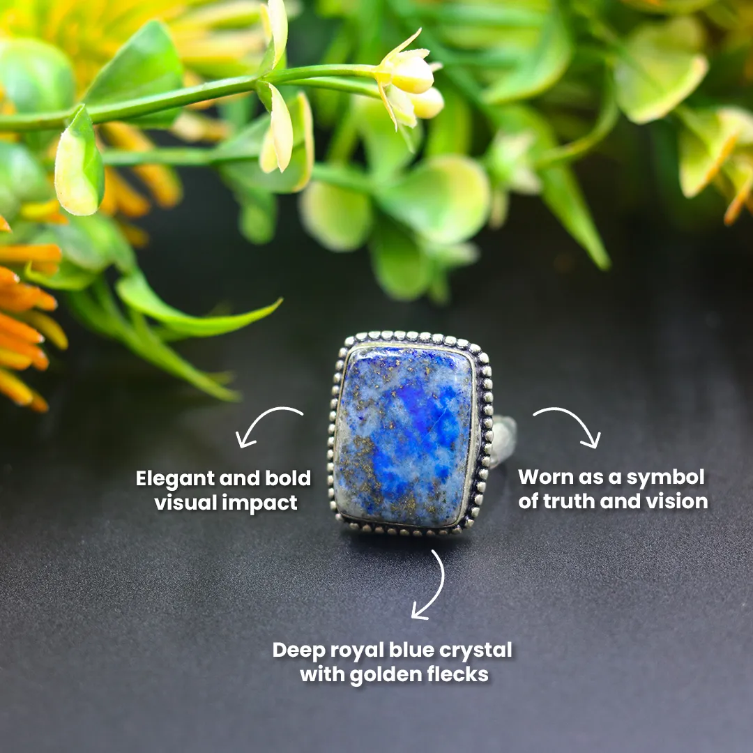 LAPIS LAZULI RING - 3