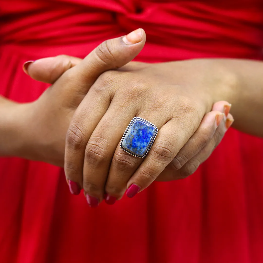 LAPIS LAZULI RING - 2