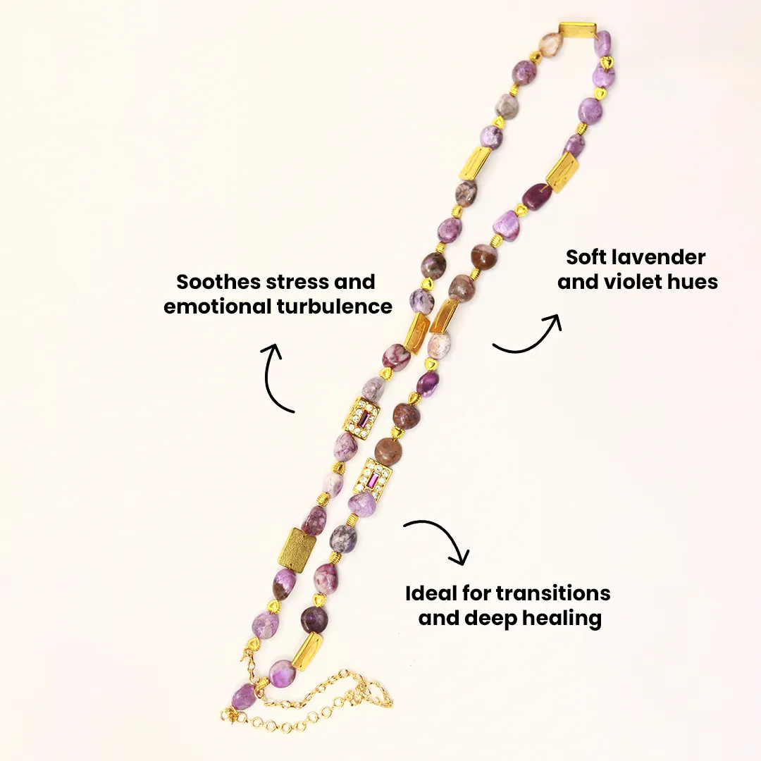 LEPIDOLITE FANCY MALA - 3