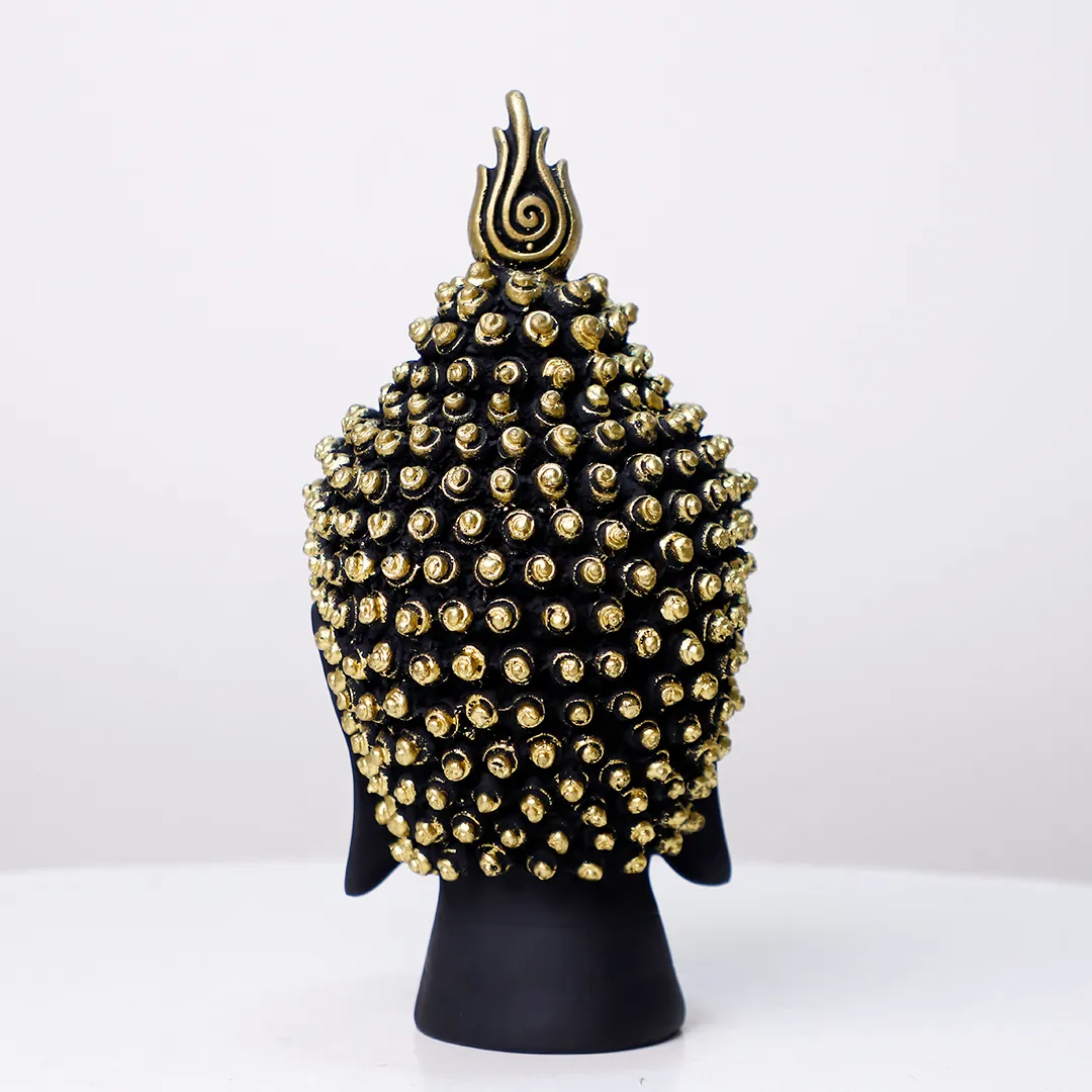 LORD BUDDHA BLACK HEAD STATUE -M - 3