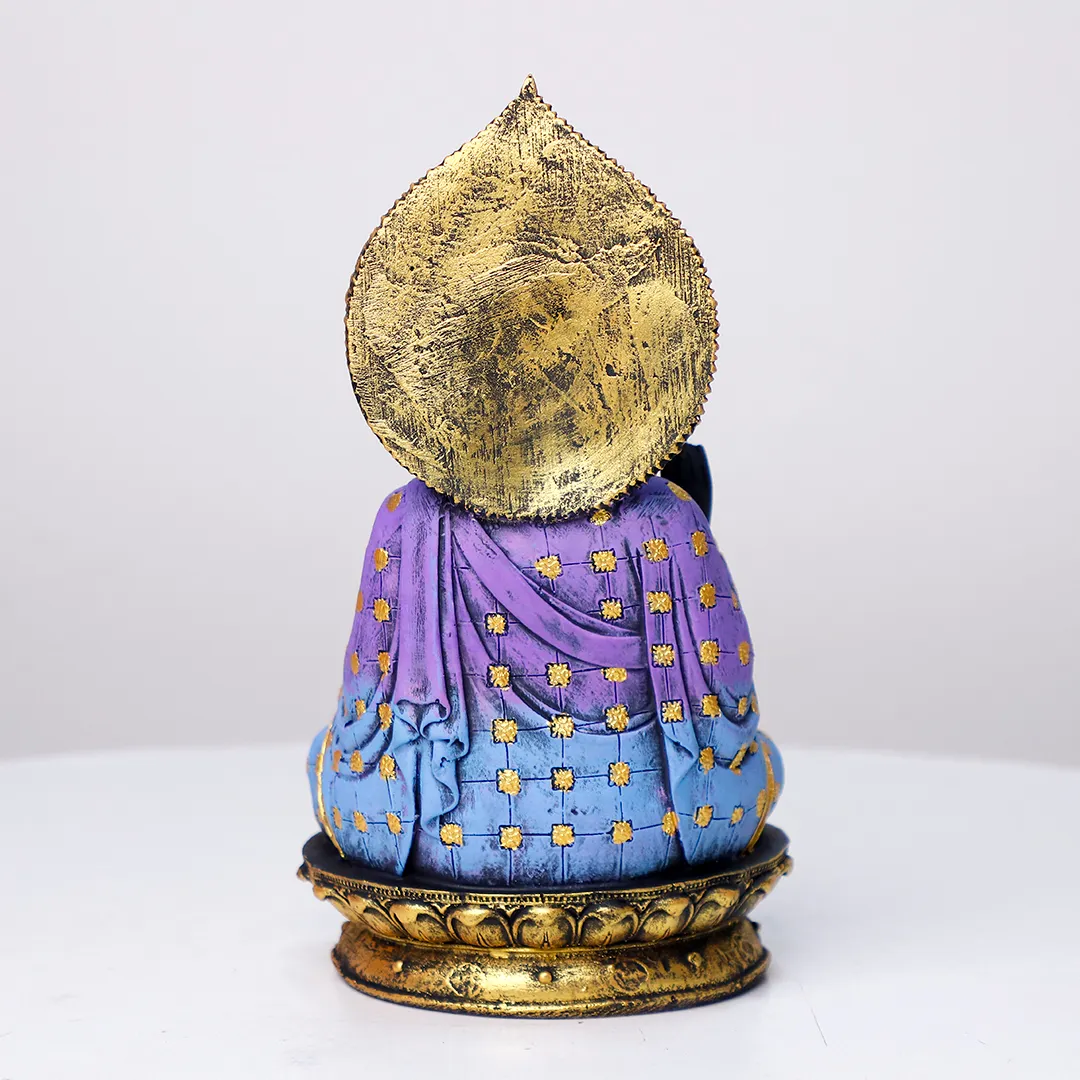LORD BUDDHA BLACK STATUE -M - 3
