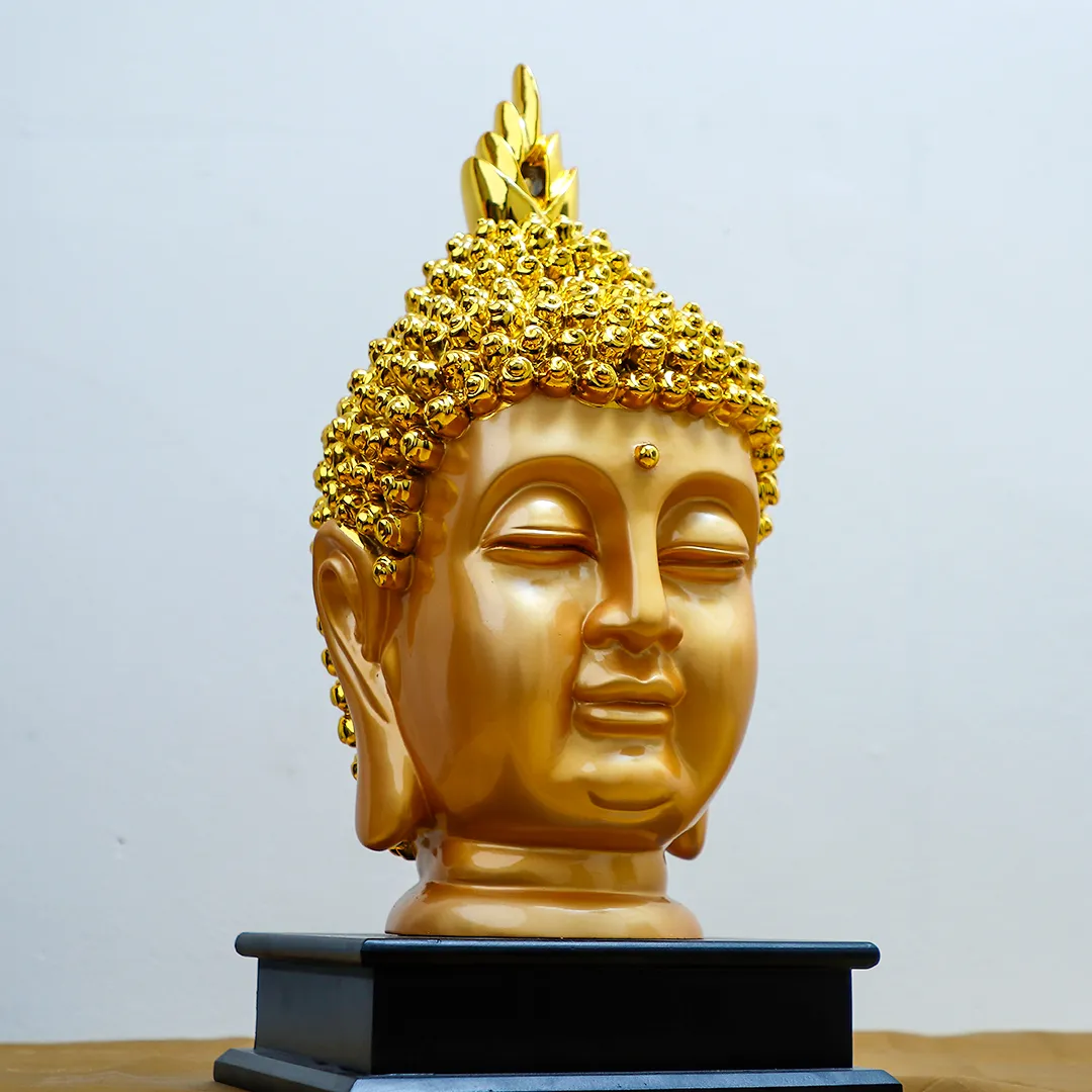 LORD BUDDHA GOLDEN HEAD - 2
