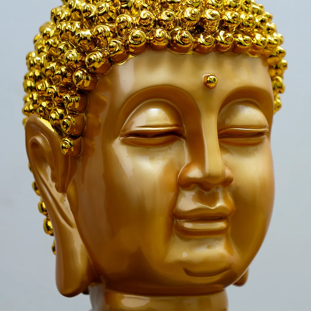 LORD BUDDHA GOLDEN HEAD - 3