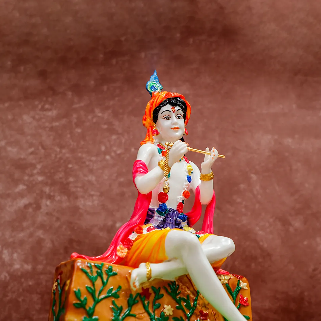 LORD KRISHNA MARBLE STATUE