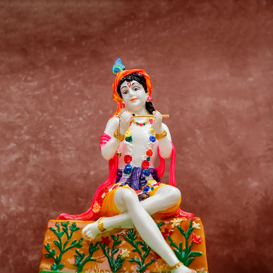 LORD KRISHNA MARBLE STATUE - 2