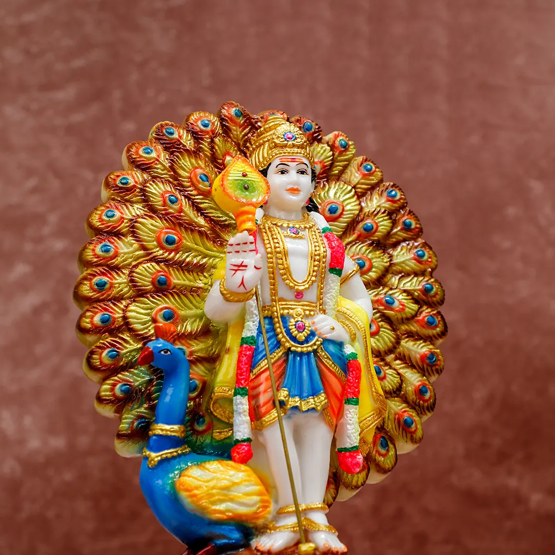 LORD MURUGA MARBLE STATUE - 2