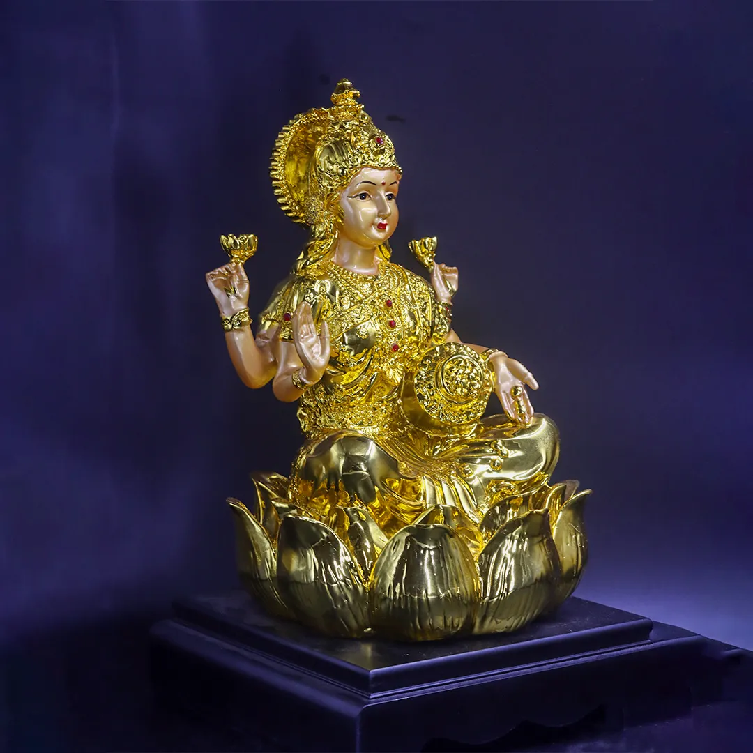 LORD LAKSHMI GOLDEN STATUE