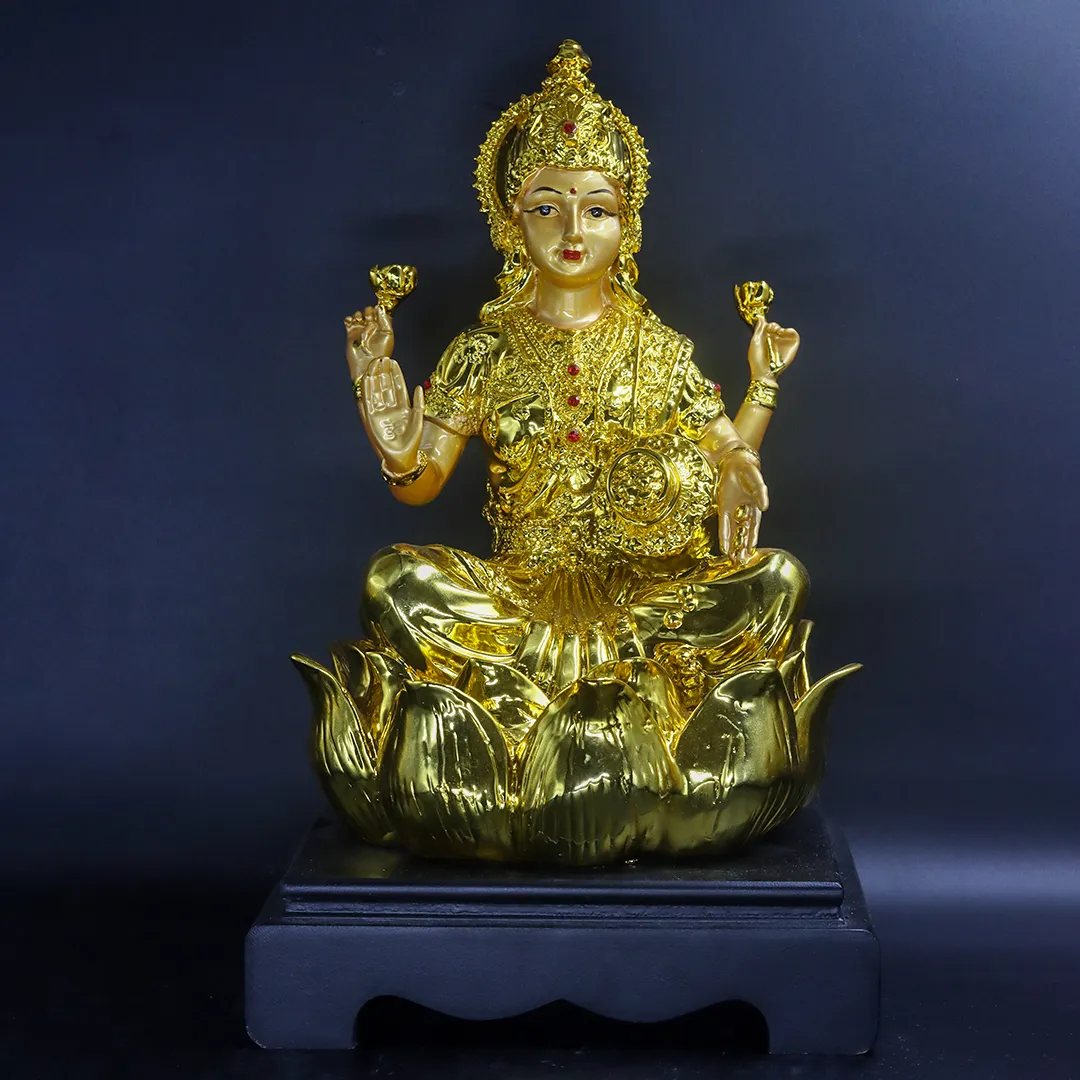 LORD LAKSHMI GOLDEN STATUE - 3