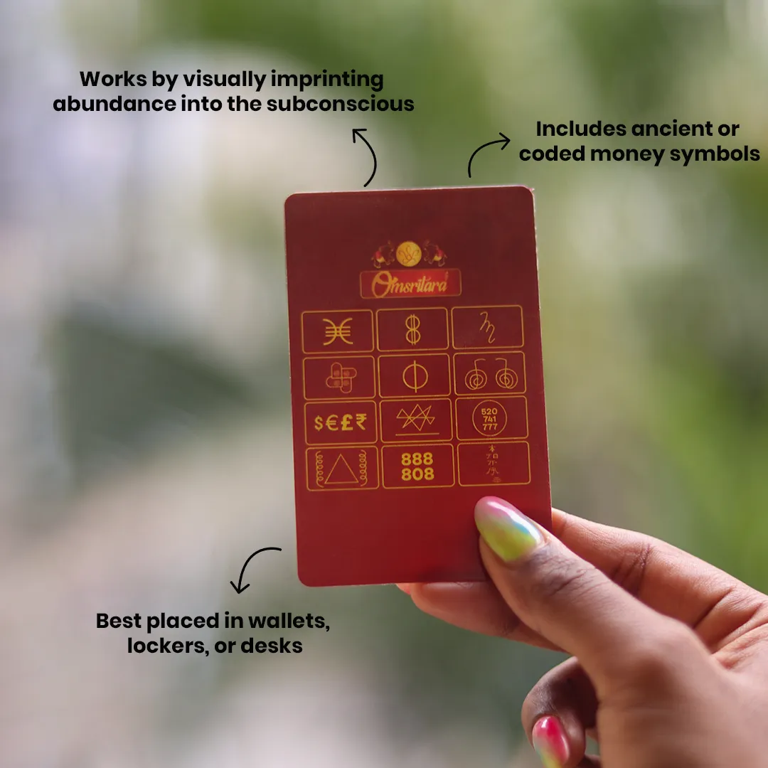 Money Symbol Card - 3