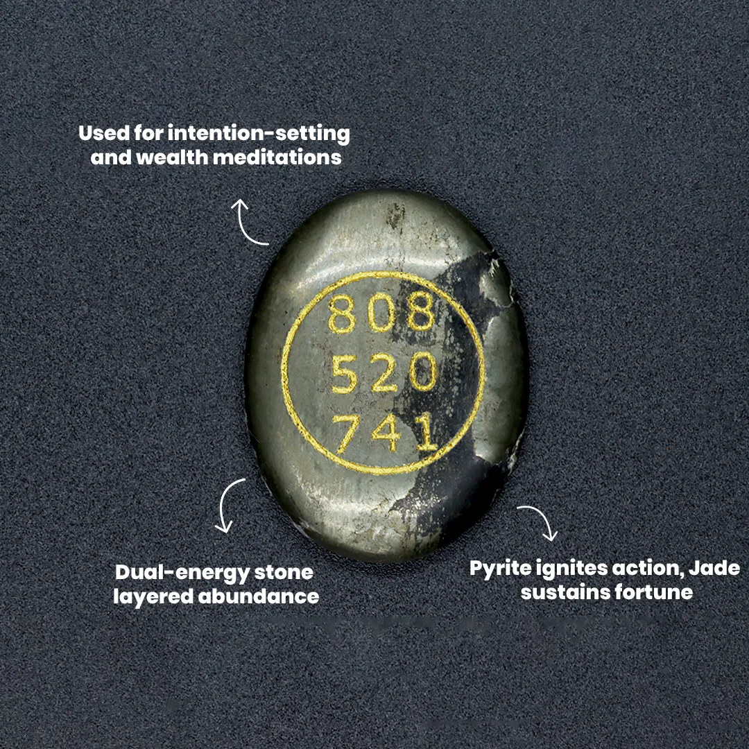 PYRITE JADE COIN - hover