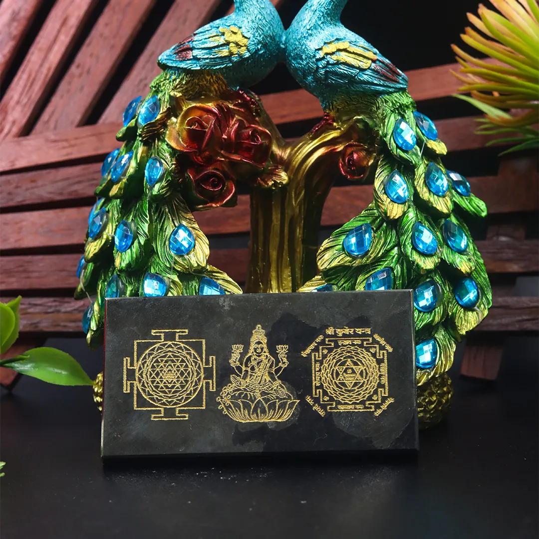 Pyrite Lakshmi Plate - 2