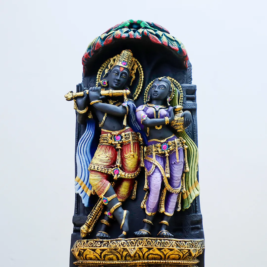 RADHA KRISHNA MARBLE STATUE