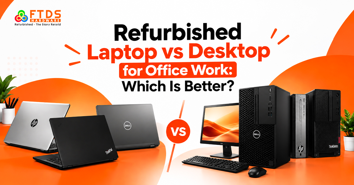 Refurbished Laptop vs Desktop for Office Work: Which Is Better?