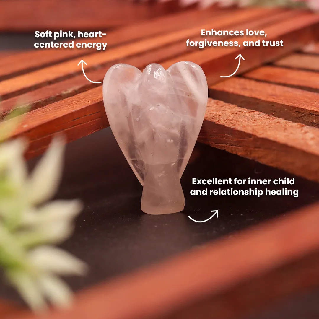 ROSE QUARTZ ANGEL - hover