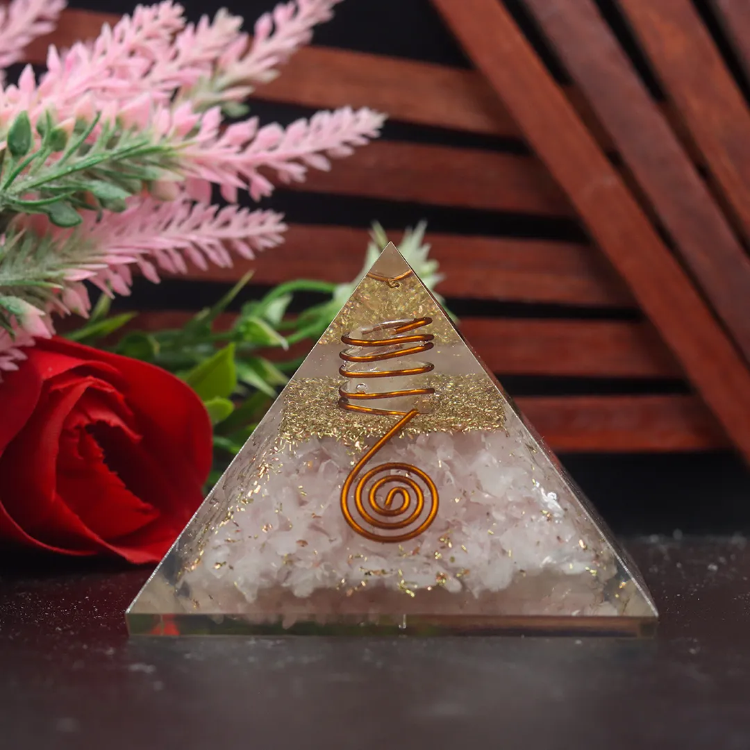 Rose Quartz Pyramid