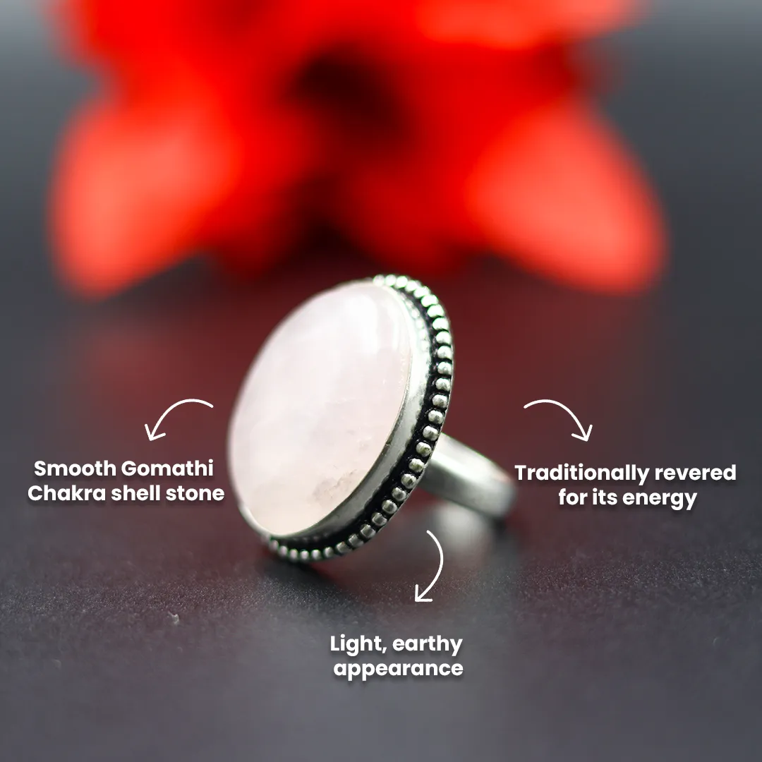 ROSE QUARTZ RING - 3