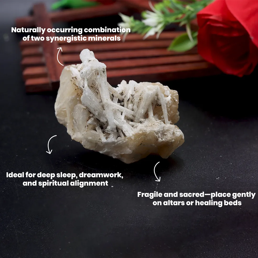 SCOLECITE & STILBITE STONES - hover
