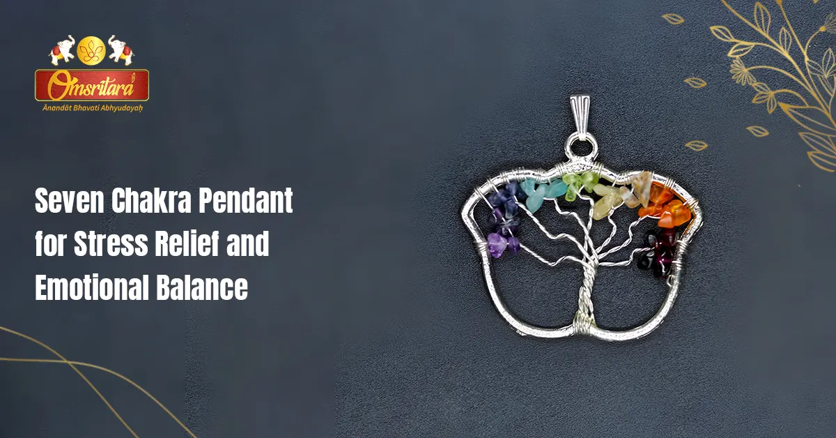 Seven Chakra Pendant for Stress Relief and Emotional Balance