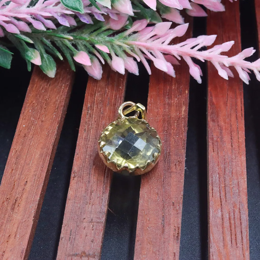 SMOKY LEMON QUARTZ PENDANT