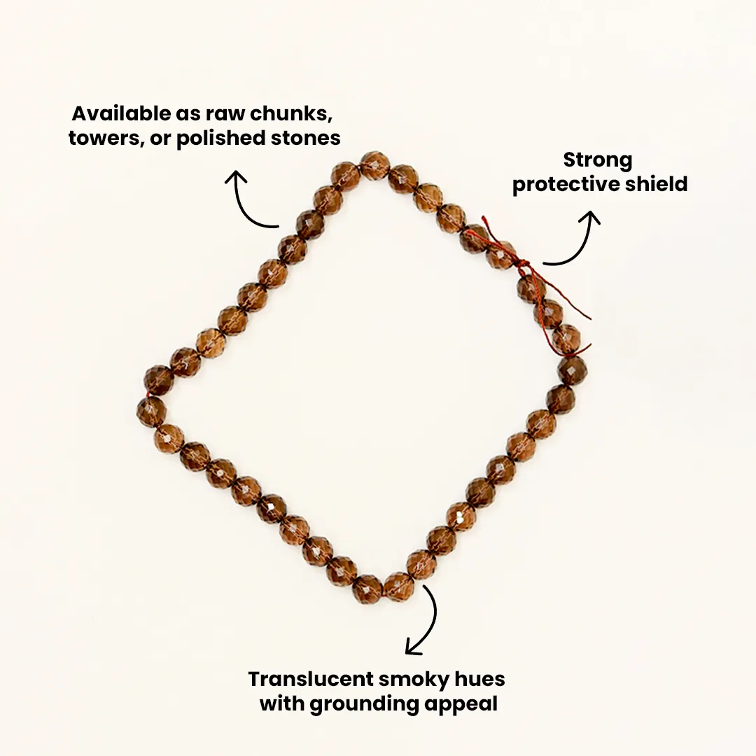 SMOKY QUARTZ MALA - 3