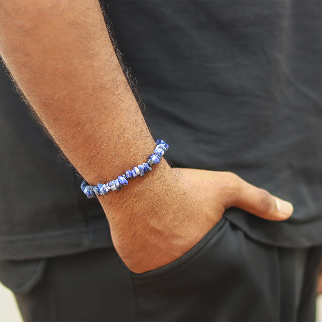 SODALITE CHIPS BRACELET - 2