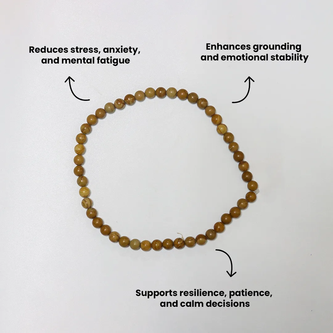 WOOD JASPER MALA - 3