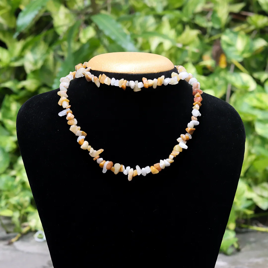 YELLOW AVENTURINE CHIPS MALA