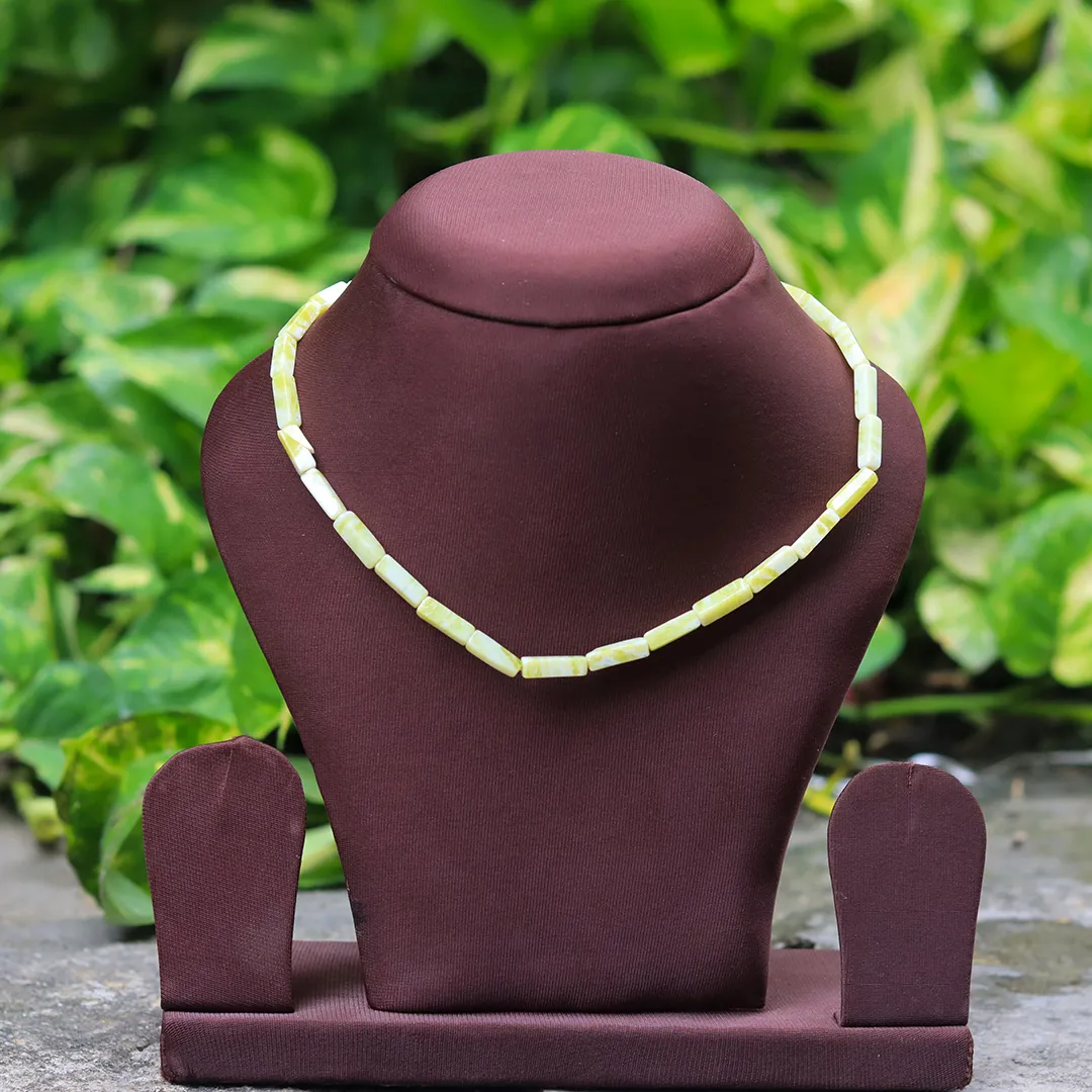 YELLOW CALCITE CYLINDRICAL MALA