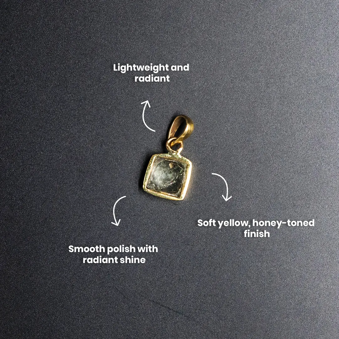 YELLOW SCAPOLITE PENDANT - 3