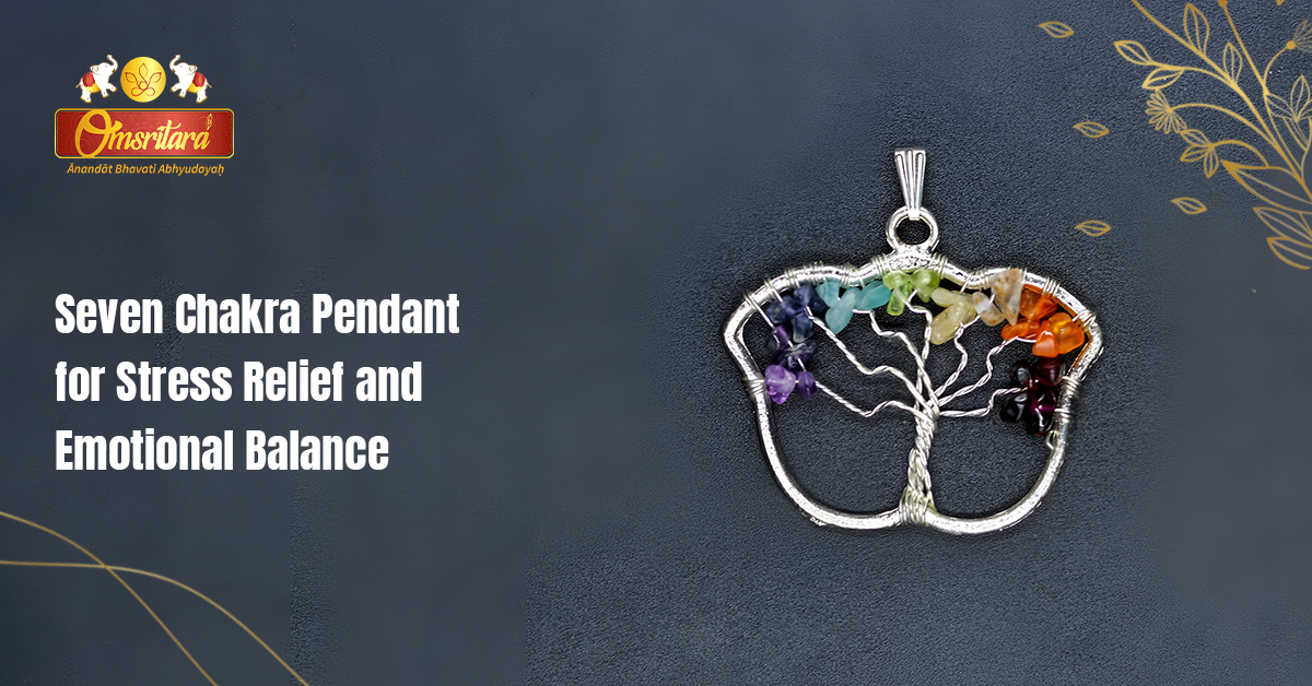 Seven Chakra Pendant for Stress Relief and Emotional Balance
