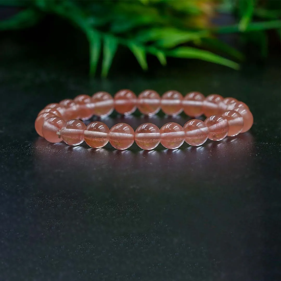 CHERRY QUARTZ BRACELET