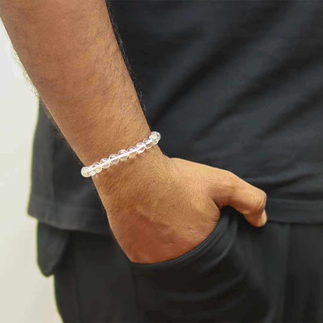 CLEAR QUARTZ BACELET - 2