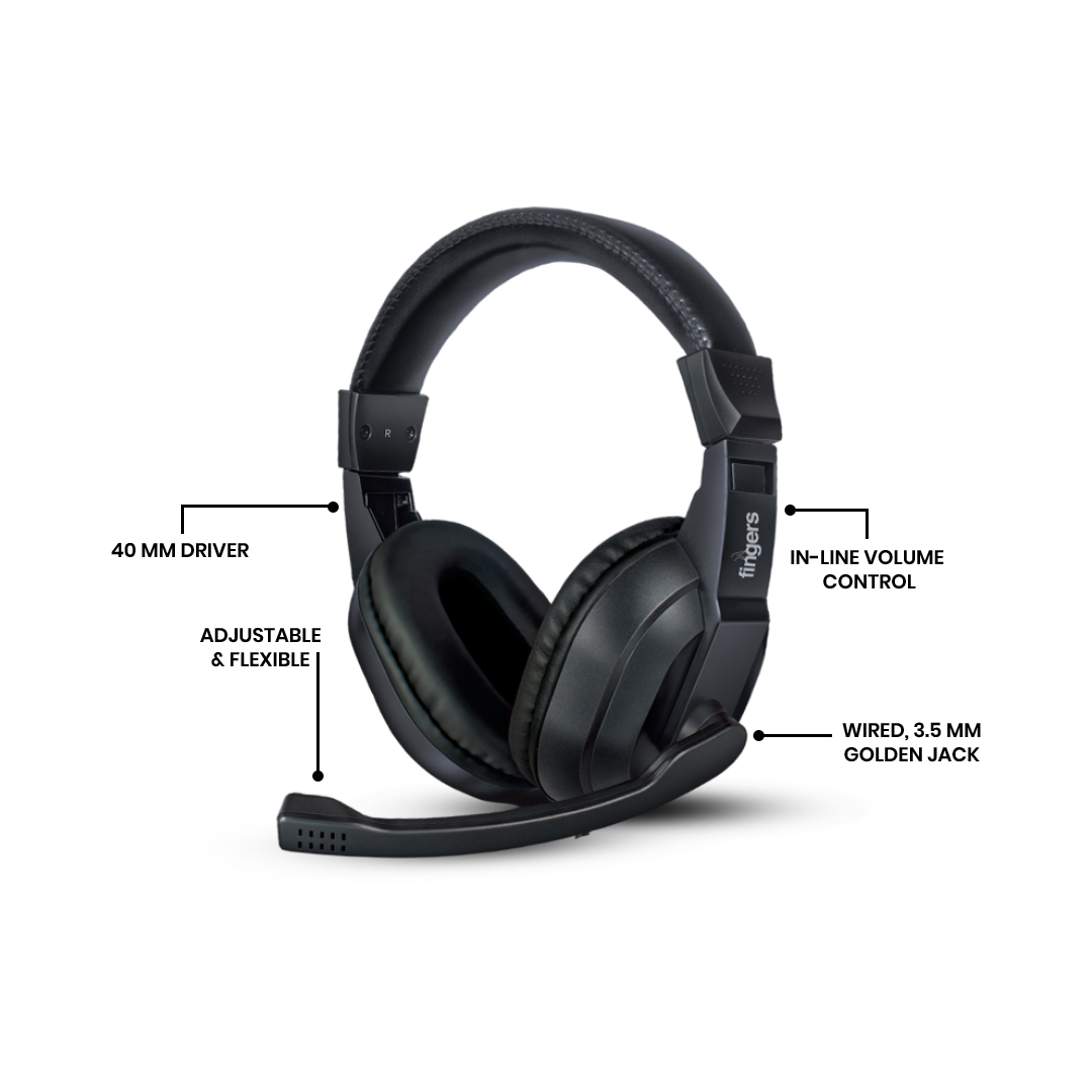 FINGERS S10 Wired Headset