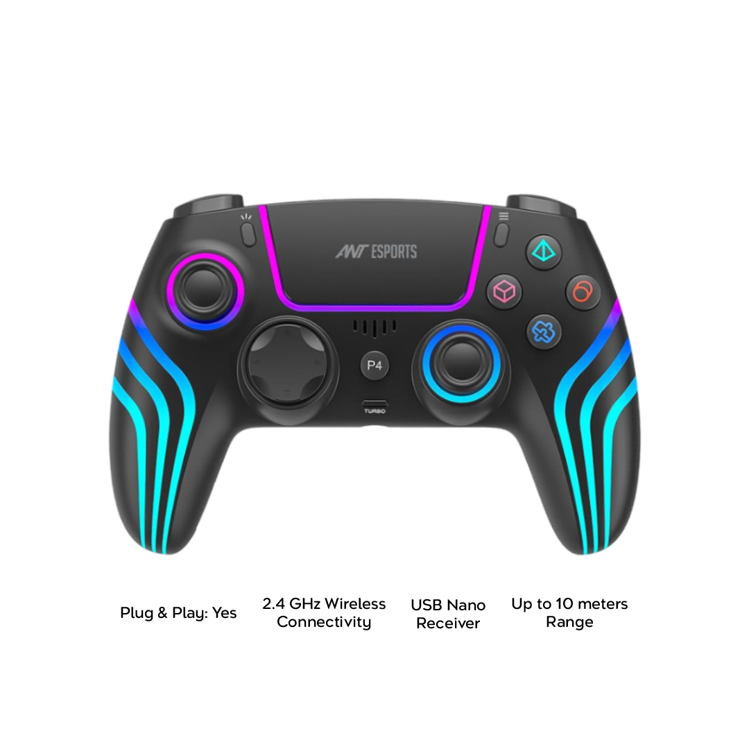 ANT Esports GP400 Wireless RGB Gamepad