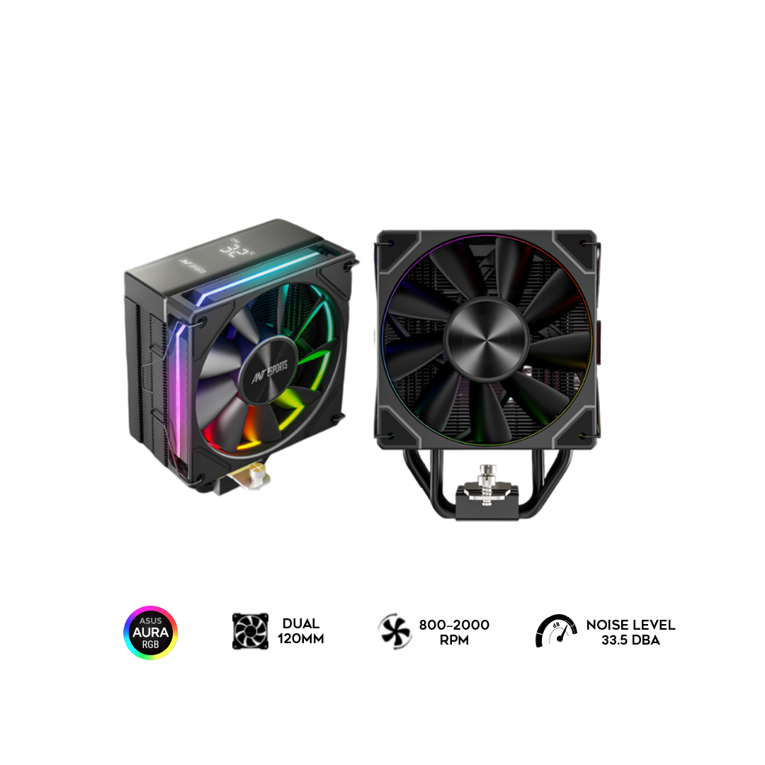 Ant Esports V8 RGB CPU Air Cooler