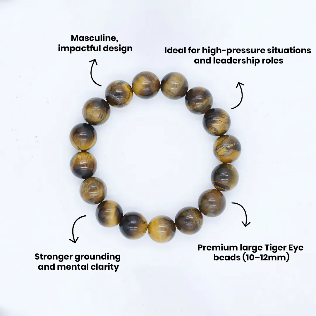 TIGER EYE BIG BRACELET - 3